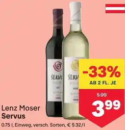 MPreis Lenz Moser Servus Angebot