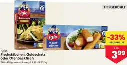 MPreis Fischstäbchen, Goldschatz oder Ofenbackfisch 240-450g Angebot