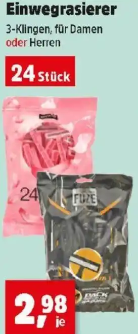 Thomas Philipps Einwegrasierer Angebot