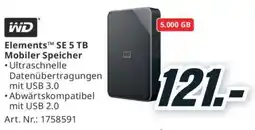Media Markt Elements SE 5 TB Mobiler Speicher Angebot