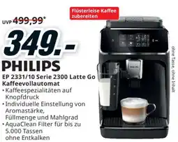 Media Markt EP 2331/10 Serie 2300 Latte Go Kaffeevollautomat Angebot