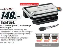 Media Markt GC 728D Optigrill+ XL & Grillzange Kontaktgrill Angebot