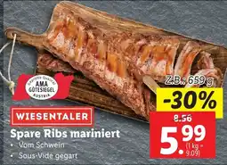 Lidl Spare Ribs mariniert 659g Angebot
