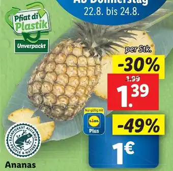 Lidl Ananas Angebot