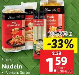 Lidl Shan'shi Nudeln 100-250g Angebot