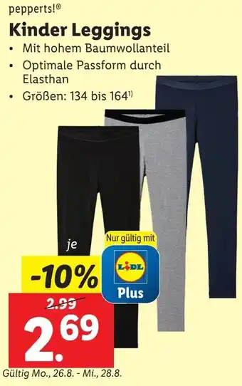 Lidl Kinder Leggings Angebot