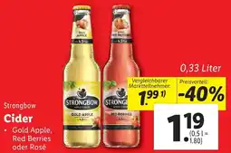 Lidl Strongbow Cider 0,33 Liter Angebot