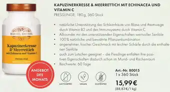Bärbel Drexel KAPUZINERKRESSE & MEERRETTICH MIT ECHINACEA UND VITAMIN C 180g Angebot