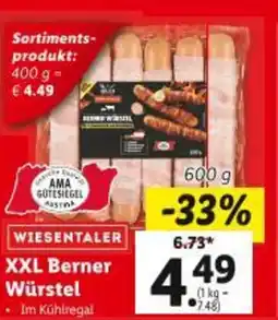 Lidl XXL Berner Würstel Angebot