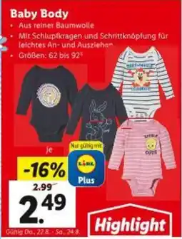 Lidl Baby Body Angebot