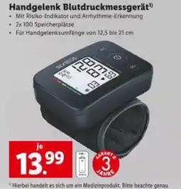 Lidl Handgelenk Blutdruckmessgerät Angebot