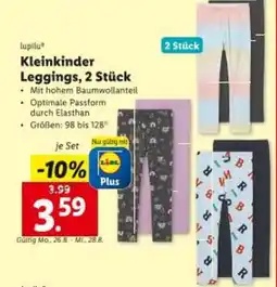 Lidl Kleinkinder Leggings 2 Stück Angebot