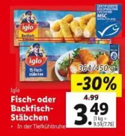 Lidl Fisch- oder Backfisch Stäbchen 450g Angebot