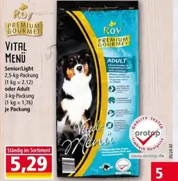 Norma VITAL MENÜ Angebot