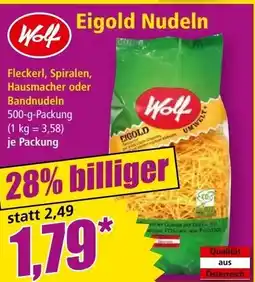 Norma Eigold Nudeln Angebot