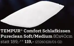 XXXLutz TEMPUR Comfort Schlafkissen Pureclean Soft/Medium Angebot
