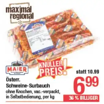 Maximarkt Österr. Schweine-Surbauch Angebot