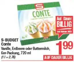 Maximarkt S-BUDGET Conte Angebot