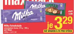 Maximarkt Milka Schokolade Angebot