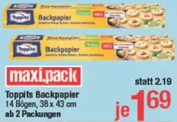 Maximarkt Toppits Backpapier Angebot