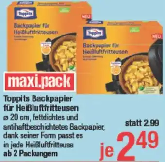 Maximarkt Toppits Backpapier für Heißluftfritteusen Angebot