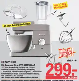 Maximarkt Küchenmaschine KVC 3110S Chef Angebot