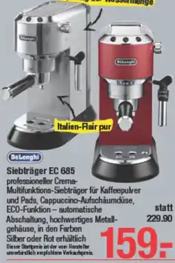 Maximarkt Siebträger EC 685 Angebot
