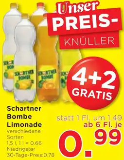 Unimarkt Schartner Bombe Limonade Angebot