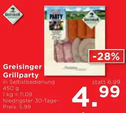 Unimarkt Greisinger Grillparty Angebot