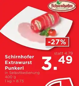 Unimarkt Schirnhofer Extrawurst Punkerl Angebot