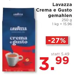 Unimarkt Lavazza Crema e Gusto gemahlen Angebot