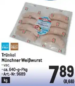 Metro Trünkel Münchner Weißwurst Angebot