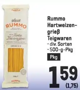 Metro Rummo Hartweizen- grieẞ Teigwaren Angebot