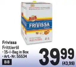 Metro Frivissa Frittieröl Angebot