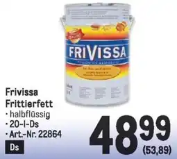 Metro Frivissa Frittierfett Angebot