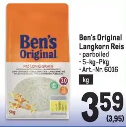 Metro Ben's Original Langkorn Reis Angebot