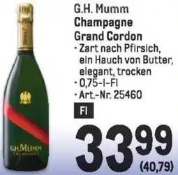 Metro G.H. Mumm Champagne Grand Cordon Angebot