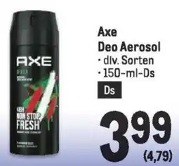 Metro Axe Deo Aerosol Angebot