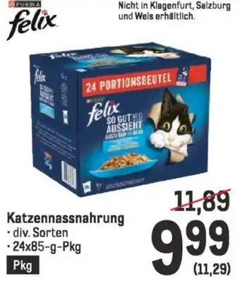 Metro Katzennassnahrung Angebot