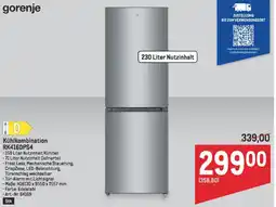 Metro Kühlkombination RK416DPS4 Angebot