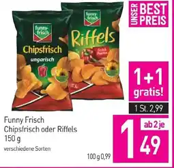 Sutterlüty Funny Frisch Chipsfrisch oder Riffels Angebot
