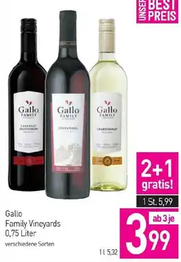 Sutterlüty Gallo Family Vineyards Angebot