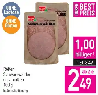 Sutterlüty Reiter Schwarzwälder geschnitten Angebot