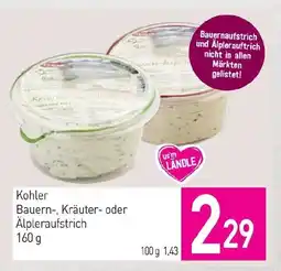 Sutterlüty Kohler Bauern-, Kräuter- oder Älpleraufstrich Angebot