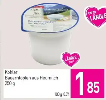 Sutterlüty Kohler Bauerntopfen aus Heumilch Angebot