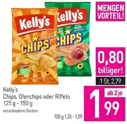 Sutterlüty Kelly's Chips, Ofenchips oder Riffels Angebot