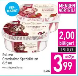 Sutterlüty Eskimo Cremissimo Spezialitäten Angebot