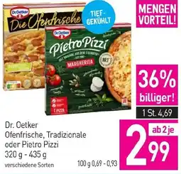 Sutterlüty Dr.Oetker Ofenfrische, Tradizionale oder Pietro Pizzi Angebot