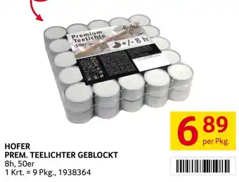 Transgourmet Hoffer prem teelichter geblockt Angebot