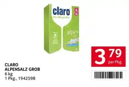 Transgourmet Claro alpensalz grob Angebot